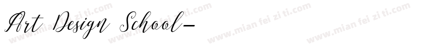 Art Design School字体转换